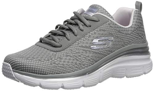 Skechers Fashion Fit-bold Boundaries, Scarpe da Ginnastica Donna, Grigio Grey Lavender Gylv, 38 EU
