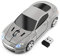 ECOiNVA for Aston Martin Wirelss Sports Car Shape Mouse Mice Computer Laptop Optical Mouse 2.4GHz USB Receiver AAA Battery Powered LED Light (Gray)