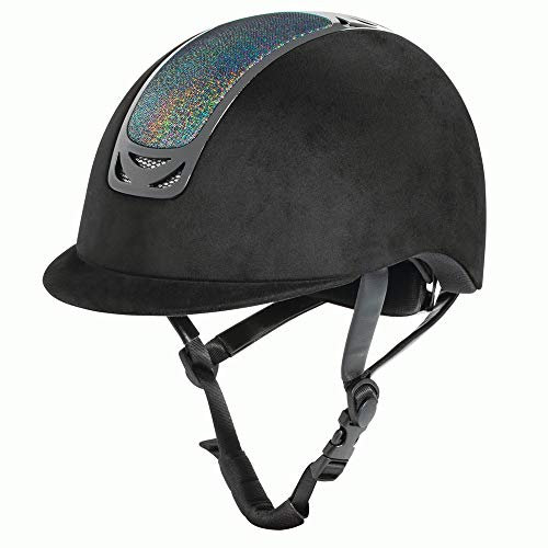 USG 13250021-100-304 Comfort Glossy Reithelm, Schwarz, Größe: M