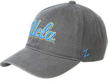 Zephyr NCAA UCLA Bruins Mens Adjustable Scholarship Hat Charcoal, UCLA Bruins Charcoal, Adjustable