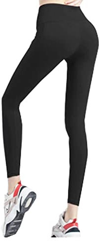 Rose Halcyon Legging de sport pour femme - Coupe ajustée - Taille haute - Avec contrôle du ventre - Pour le yoga, le fitness, la course à pied, le cyclisme, le fitness - Avec parfum, Noir , L