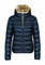 Lotto GIUBBOTTO DONNA 110 GRAMMI - PIUMINO DONNA INVERNALE - TRAPUNTATO IMBOTTITO 110 GRAMMI GIACCA DONNA GIUBBOTTO DONNA CON CAPPUCCIO (M, 149650 BLU)