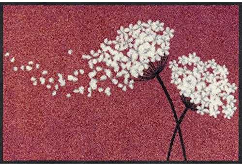 Salonloewe Fußmatte waschbar Wishful Blossom 50x75 cm Design-Matte Eingangsmatte Tür-Teppich Fussabtreter bunt