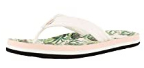 REEF Kids Ahi Unisex-Child Beach Flip Flop, Soft Cushion Footbed, Water Friendly, Zebra, 4 Big Kid