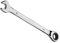 Vokenforu 10mm Ratchet Spanner, Ratcheting Combination Wrench, Hardened Chrome Vanadium Steel Open End Spanner Metric