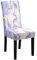 Marmor Stuhlhussen 1er/4er/6er/10er Set Stretch Stuhlbezug für Esszimmerstühle, Waschbarer Stuhlhussen Schwingstühle Stuhlüberzug für Haus Hotel Hochzeit Partys Dekor (4er Set,Helles Lila)