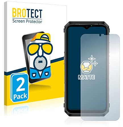 BROTECT Schutzfolie für Ulefone Power Armor 18T | 2 Stück Entspiegelnder Displayschutz Made in Germany Matte Displayschutz-Folie Anti-Reflex Anti-Fingerprint Einfache Montage