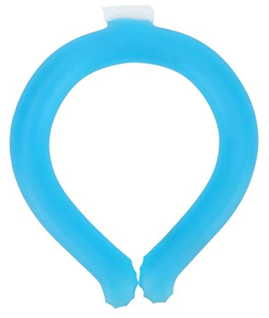 Neck Cooler, Ice Collar, Ice Collar, Long Lasting Hands Free Reusable Neck Cooling Ring for Summer Heat (Blue)
