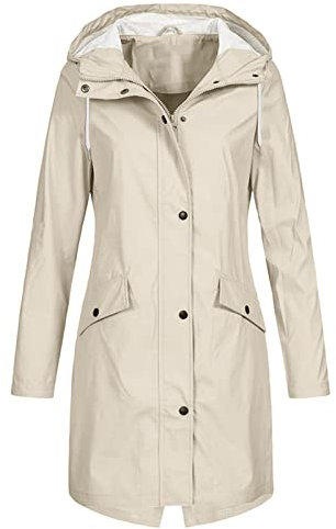 Veste De Pluie Femme Grande Taille Coupe Vent Blouson Cyclisme Imperméable Manteau Long