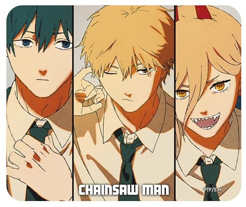 ABYSTYLE Chainsaw Man Denji, AKI & Power Flexible Mouse Mat