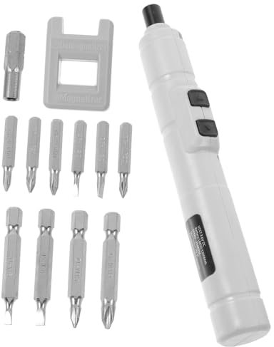 HOMSFOU 1 Satz elektronischer Schraubenzieher Multifunktional kleiner Schraubenzieher Schraubendreher Mini-Elektroschrauber wiederaufladbarer Heimschrauber kabellos Werkzeug