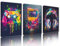 Tucocoo Gaming-Wandkunst, Graffiti-Kopfhörer, Bilder, Game-Controller, Gemälde, Poster, Drucke, Leinwand, abstrakte Kunst, modernes Kunstwerk, Heimdekoration für Wohnzimmer, Schlafzimmer, gerahmt