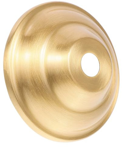 PRETYZOOM Zylinderlampe Finial Metall Lampenhalter Basis Flache Messing Lampe Finial Für Licht