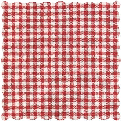 GIRAFFENLAND Kissenbezug 20x20cm mit Reißverschluss rot-weiß