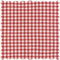 Kissenbezug 20x20cm mit Reißverschluss rot-weiß