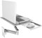 Monitor and Laptop Holder, Wall Mount Laptop Arm, Wall Mount Holder Ultra Long Arm Stand with Mouse Tray, Ventilated Cooling Platform, Laptop Tray, Full Motion Articulating Notebook Tray, Weight Capa