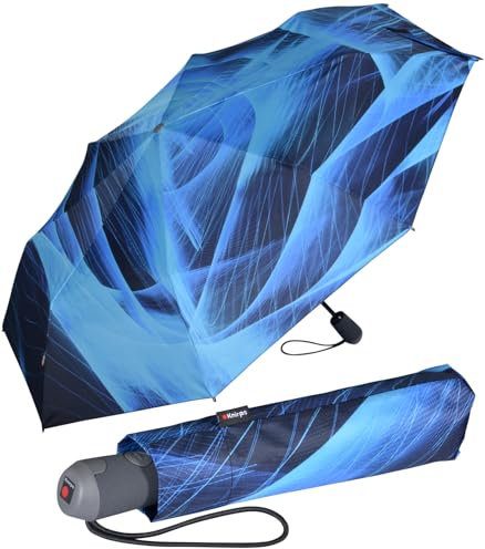 Knirps Damen Taschenschirm E.200 Duomatic Spheres - Topaz