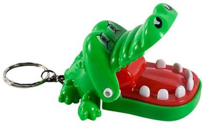 Generisch Alligator-Zähne-Spiel, Alligator Spielzeug Schlüsselanhänger Zahnarzt Spiel - Krokodil Beißendes Fingerspiel, Lustiges Spielzeug, Geburtstagsgeschenke Für Und Mädchen