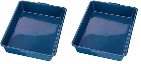 Nobby Katzen Toilettenschale blau 44 x 31 x 8 cm (Packung mit 2)