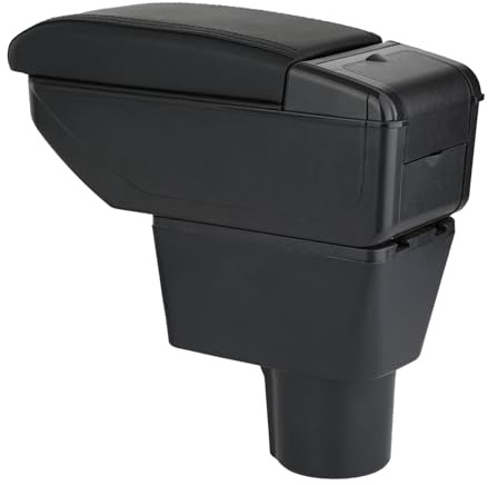 ZENVI Compatible with Renault Dacia Duster Armlehnen 2012-2018 | Kann als Ellbogenstütze,MittelArmlehnen, Mittelkonsolen Armlehnenkasten,Doppelter Stauraum
