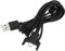 VGOL 1 x USB-Ladekabel, 2 m, kompatibel mit Logitech G403 G703 G900 G903 G Pro Wireless Mouse G560 Lautsprecher