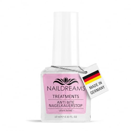 Nail Dreams Anti Bite Nagelkauerstop 10ml – Bitterlack gegen Nägelkauen – Transparenter Anti Nail Bite Lack für Kinder & Erwachsene – Schnell trocknend – Teil der Treatments Serie