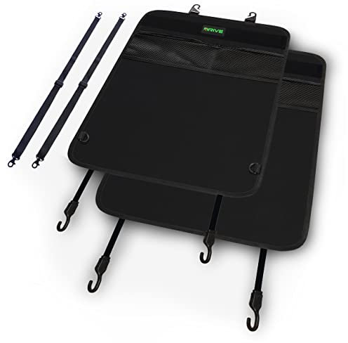 Drive Auto Products Autositzschutz für Baby mit Hundedecke 2er Pack Schwarz