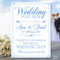 Personalised Wedding Post Box Card Sign A4