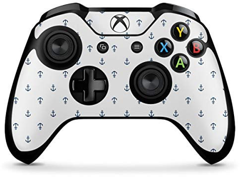 DeinDesign Skin kompatibel mit Microsoft Xbox One X Controller Folie Sticker Anker maritim Sommer