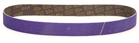 3M 33452 Lot de 10 rubans abrasifs en céramique avec grain minéral 80 + 20 x 520 mm