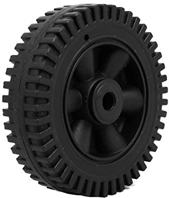 Aexit 150 mm 6 pulgadas de diámetro 12,5 mm taladro interior plástico (model: C9600IIVI-6051DH) compresor rueda negro