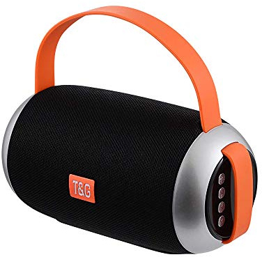ELLENNE CASSA SPEAKER BLUETOOTH RICARICABILE 10W ALTOPARLANTE WIFI WATERPROOF RADIO TG112 (Nero)