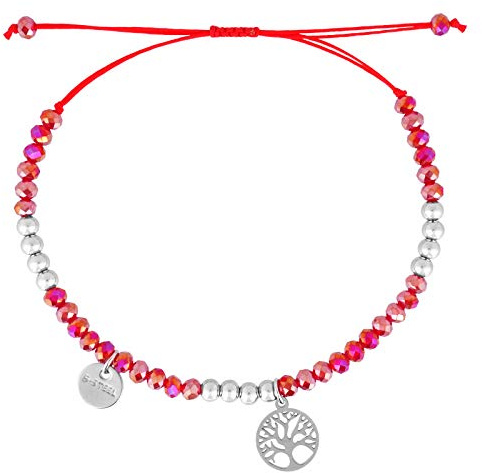 StarAppeal Lebensbaum Freundschaftsarmband, Lebensbaum Armband mit Perlen, Größenverstellbar, Mädchen, Damen Armband, Handmade