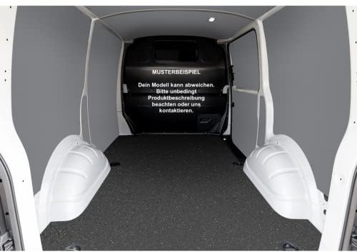 Antirutschmatte LaderaumMatte für VW T5 Kastenwagen kurzer Radastand L1 Schiebetür rechts ab 2009-05/2015 TransporterMatte
