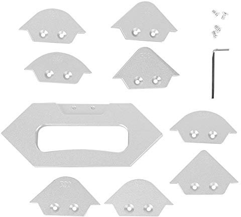Router Tisch Ecke Radius Jig, Tisch Ecke Jig Router Vorlagen Set Holzbearbeitung Trimmen Fase Profil Vorlage für Holzdekoration, DIY Zimmerei Anzug