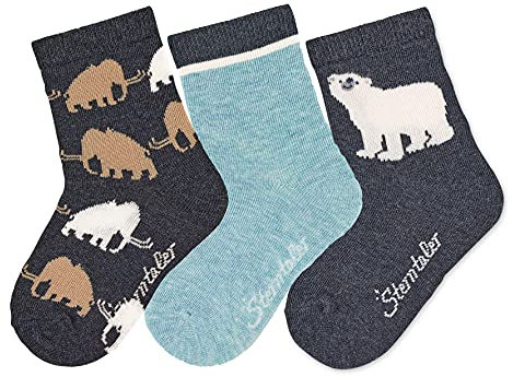 Sterntaler Söckchen 3er-Pack Mammut