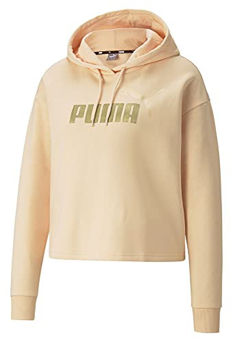 Puma Sudadera Marca Modelo ESS+ Cropped Metalli