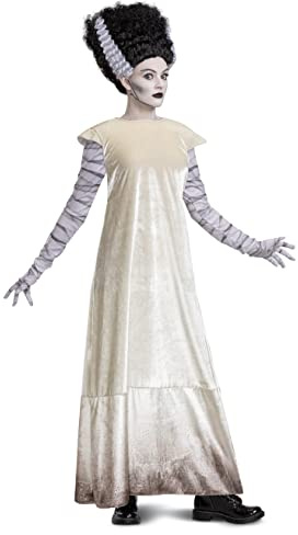 Disguise Disfraz de novia de Frankenstein para mujer, disfraz oficial de monstruo universal