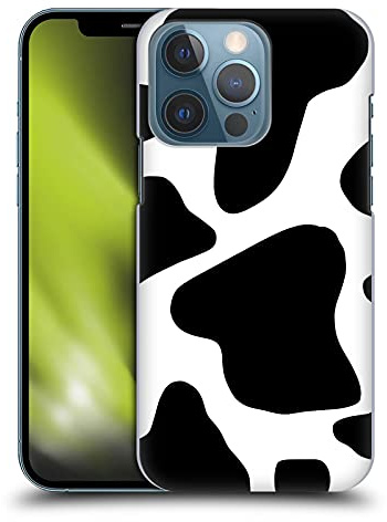Head Case Designs Officially Licensed Grace Illustration Cow Animal Prints Hard Back Case Compatible With Apple iPhone 13 Pro