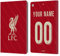 Head Case Designs Officially Licensed Custom Customised Personalised Liverpool Football Club Home 2021/22 Kit Leather Wallet Case Compatible With Apple iPad 10.2 2019/2020/2021