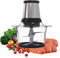 Kitchen Mini Food Chopper,Meat Grinder 2 Speed,4 Bi-Level Blades,800W Food Processor,Stainless Steel Blender Bowl,2L/3L/4L Food Capacity Silver,for Fruits,Meat and Baby Food,2L