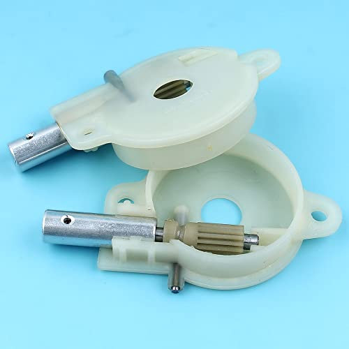 Luxuypon 2 x Ölpumpen-Set, kompatibel mit Husq-varna 136 137 141 142 E 36 41 Jonsered Partner Kettensäge Ersatzteile 545 03 68-01