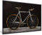 MuchoWow Poster Bilder Wanddeko Deko Wohnzimmer 90x60 cm Rennrad - Schwarz - Gold