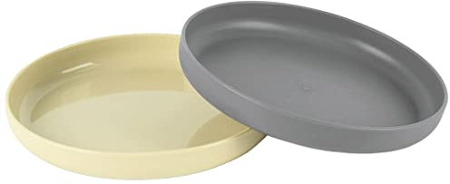 Dantoy - Tiny Biobased Plate Set - Mocca & Nude (6242)