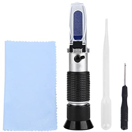 Frostschutz-Refraktometer – Handheld-Automobil-Motorbatterie-Frostschutz-Refraktometer ATC-Glykol-Frostschutz-Tester Zur Überprüfung Des Gefrierpunkts von Automobil-Frostschutzmittel-Kühlmittel