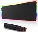 Battletron Gaming Tappetino per mouse XXL LED arcobaleno in plastica o poliestere