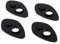 Aharon Motorrad-LED-Blinkerhalter im 4er-Pack | Kompatibel mit Honda, M8/M10-Gewinde | Blinkerplatten | CNC Aluminium Montageplatten | Adapterplatten Motorrad-Blinkleuchten | Blinker für Motorräder