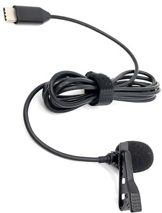 MOUDOAUER Microphone à clipser pour DJI Action 2/3/4/Pocket 3, micro portable omnidirectionnel Lav pour interview, conférences en streaming