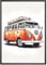 MJ-Graphics - Auto-Poster VW-Bus Oldtimer - Bild mit schönem Auto Klassiker | Wandbild Din A4 in Galerie Qualität mit extra dickem 300g Posterpapier - FineArt Kunstdruck ohne Bilderrahmen