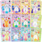 JOYIN 36 Stück Tier Aufkleber Kinder, Sticker Aufkleber Set, Make-a-Face Aufkleber, Kleine Geschenke für Kinder, Kindergeburtstag Gastgeschenke, Mitgebsel Kindergeburtstag ab 3 Jahren(Einhorn Fantasy)